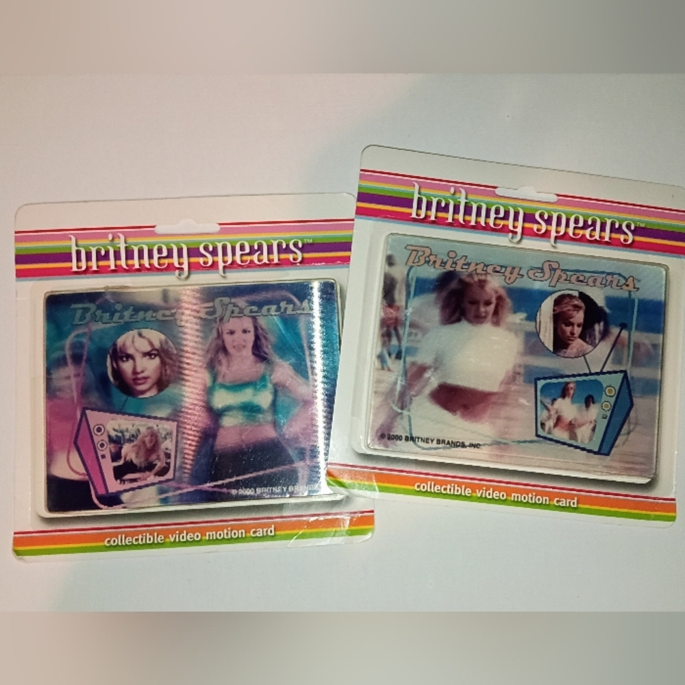 Britney Spears Collectible Video Motion Cards